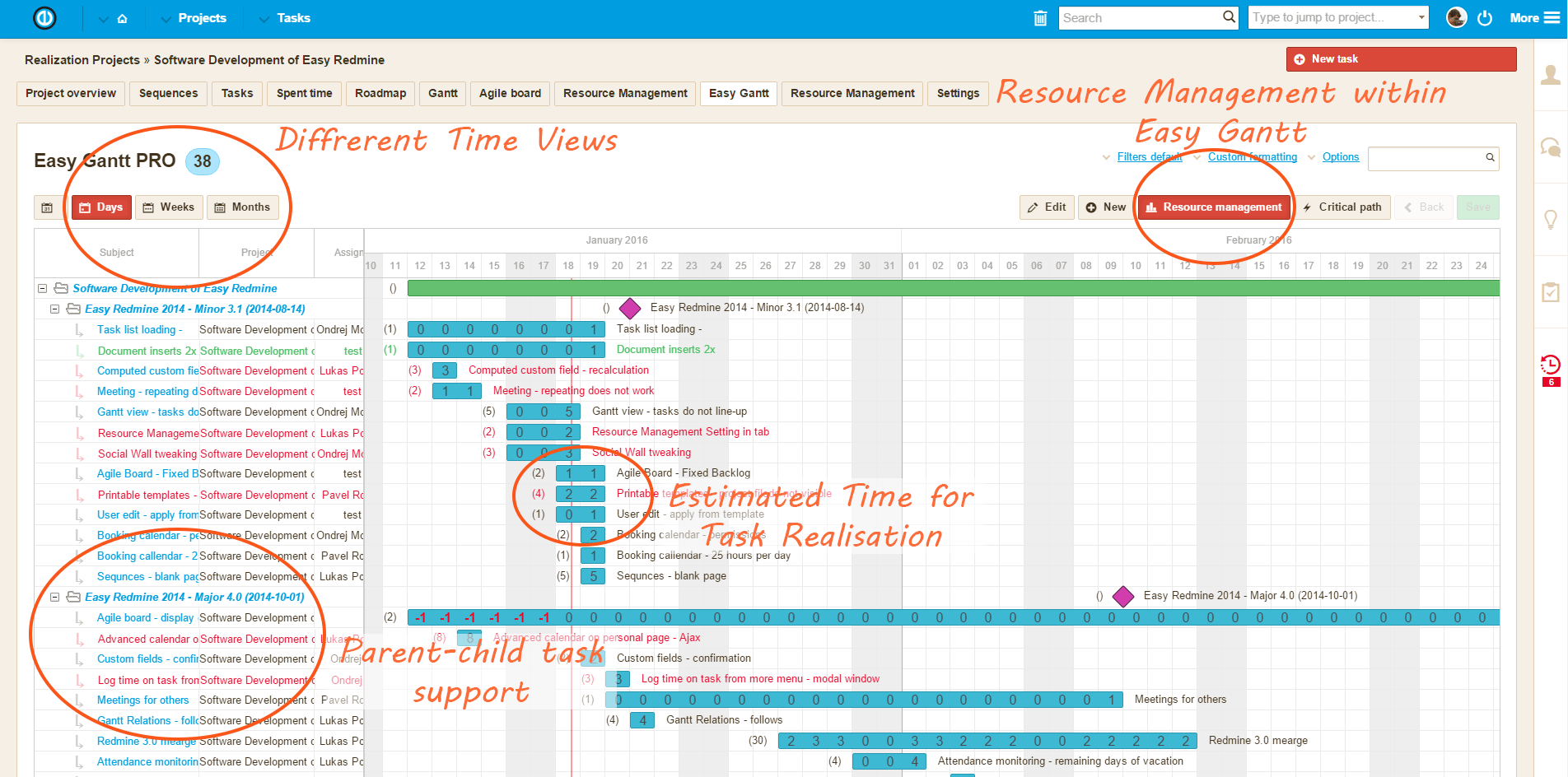 Comparison of time-tracking software